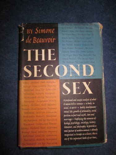 Simone De Beauvoir H M Parshley Abebooks