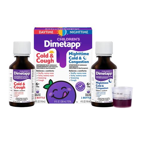 Childrens Dimetapp Day And Night Cold And Cough Nighttime Medicine