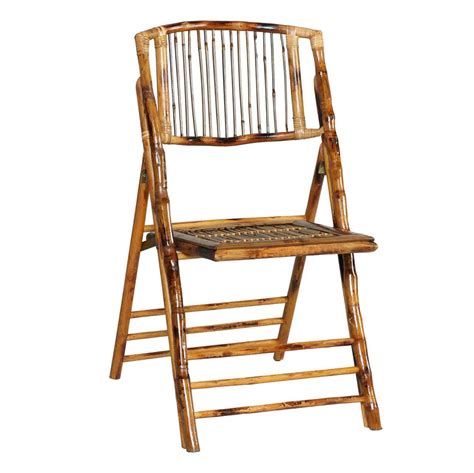 The beautifully crafted natural bamboo folding chairs are perfect for indoor or outdoor use. Bamboo Folding Chair For Rent
