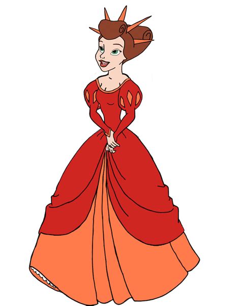 Princess Attina In Her Red Gown By Homersimpson1983 On Deviantart