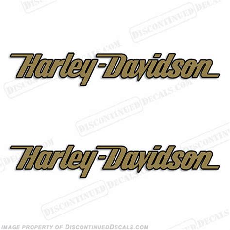 Harley Davidson Fuel Tank Motorcycle Decals Set Of 2 Style 8 Ebay