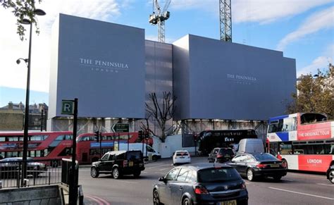 The Peninsula London Embrace Building Wraps