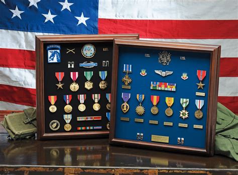 Military Shadow Box And Display Case Builder Medals Of America