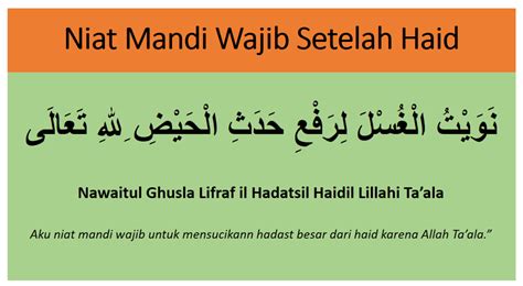 Contextual translation of doa mandi hadas besar into english. Niat dan Tata Cara Lengkap Mandi Wajib Setelah Haid ...