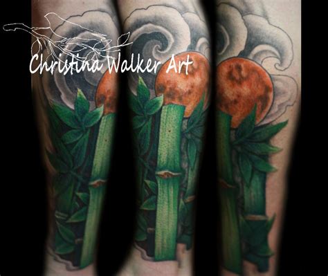 Lucky Bamboo Tattoo Tattoos Christina Walker Bamboo And Harvest Moon
