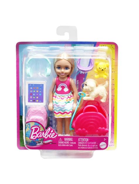 Barbie Chelsea Doll And Accessories Travel Set With Puppy 20