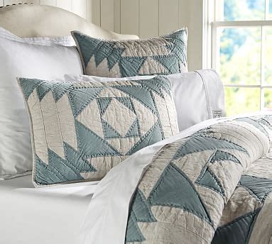Find cozy teen comforters and quilts at pottery barn teen. Linen & Silk Patchwork Quilt & Shams | Pottery Barn