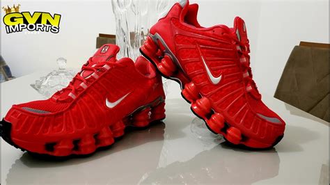 Nike Shox Tl 12 Molas Vermelho Red Review Completo Youtube
