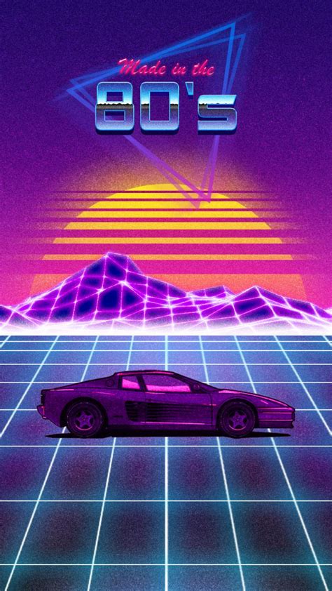 80s Retro Neon Car Wallpapers Top Free 80s Retro Neon Car Backgrounds