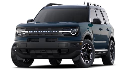 The New 2022 Ford Bronco Sport At Home Both Off Road And On Blue