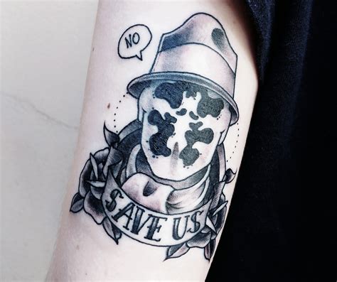 King's tattoo is real, but it's not connected to her role on watchmen. And I will whisper... #rorschach #tattoo #watchmen # ...