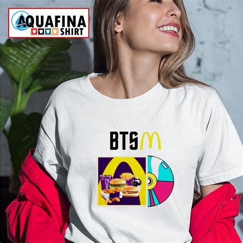 Paket bts meal terdiri dari 9 pcs chicken mc nugget, french fries, cola. The BTS Meal Army Mcdonalds shirt - Aquafinashirt