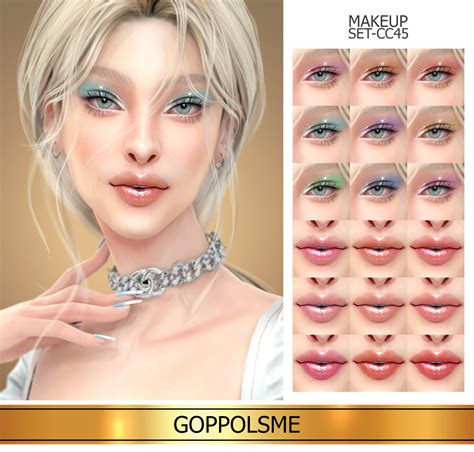 Goppols Me Gpme Gold Makeup Set Cc45 Download At Goppolsme