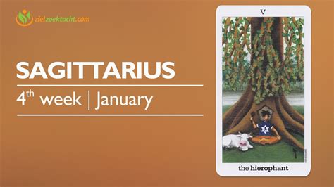 Sagittarius Weekly Psychic Tarot Horoscope Reading Week 4 January