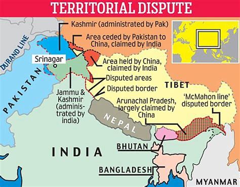 Border Dispute Between India And China Mics Ias Lucknow