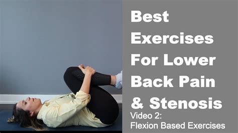 Best Exercises To Relieve Lower Back Pain And Stenosis Symptoms Video 2