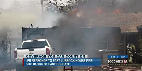 Lfr Fighting House Fires In East Lubbock