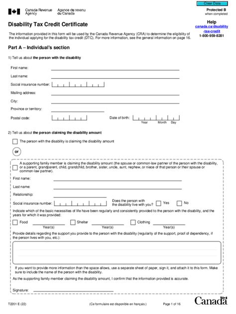 T2201 Printable Form - Fill Out and Sign Printable PDF Template | signNow