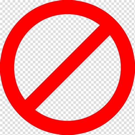 Blank Stop Sign Clipart Red No Circle Vector Free Transparent Png