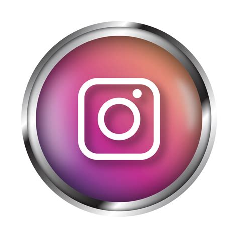 Social Media Instagram Realistic Icon Png Free 10992705 Png