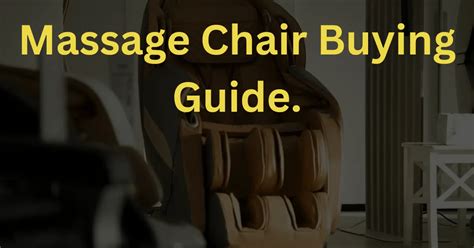 Massage Chair Buying Guide 2023 Features Cost Warrenty And More Chair Area