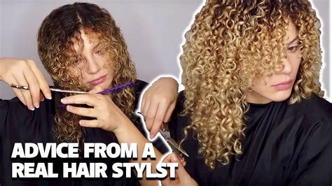 How I Trim My Curly Hair At Home Advice From A Curly Hairstylist