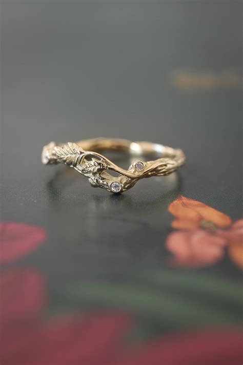 Branch Wedding Band Nature Wedding Band Branch Engagement Ring