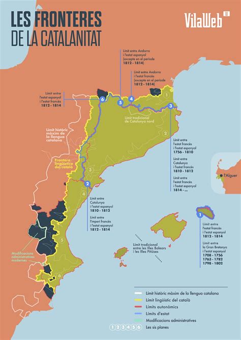 Les Fronteres De La Catalanitat El Mapa De Vilaweb