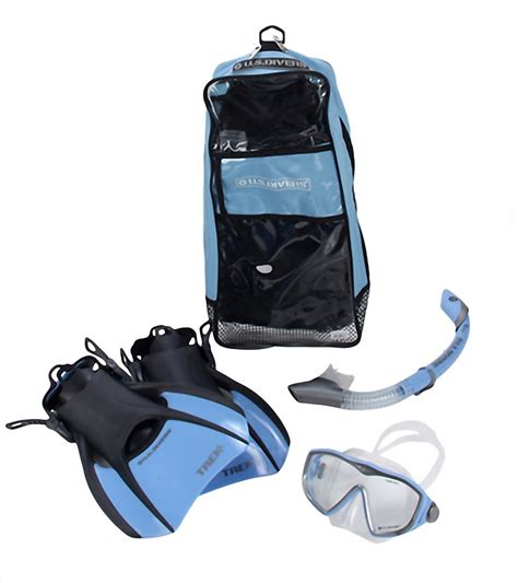 Us Divers Divaisland Dry Lx Trek Lx Travel Bag Snorkel Mask And Fin Set At