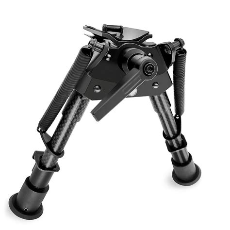 Tactical Inch Carbon Fiber Harris Swivel Bipod With Pod Loc AirsoftBuy