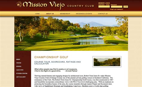 Mission Viejo Country Club Foretees