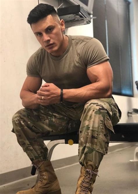 Hot Army Men Military Outfits Beautiful Men Faces Gorgeous Men