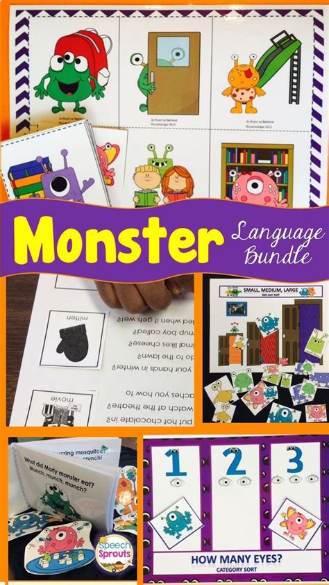 Not So Scary Fun For Your Little Monsters Interactive Language