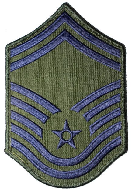Air Force Chevrons Stripes Blue Dress Large Staff Sergeant Ssgt E5