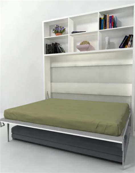 Horizontal Italian Wall Bed Desk Expand Furniture