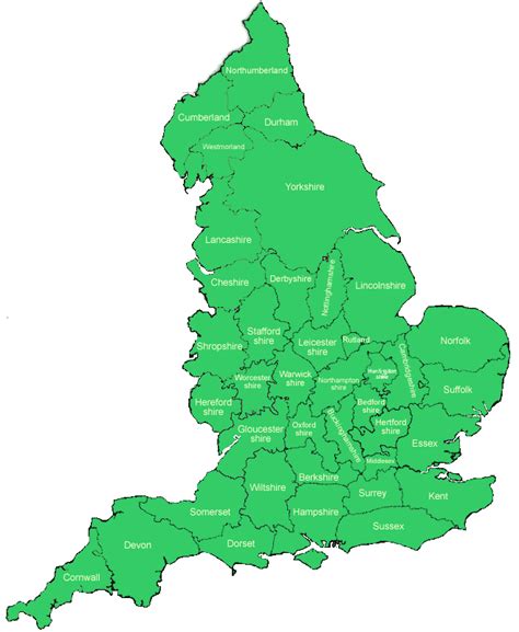 Know about the england administrative regions with their maps. ancient counties of england