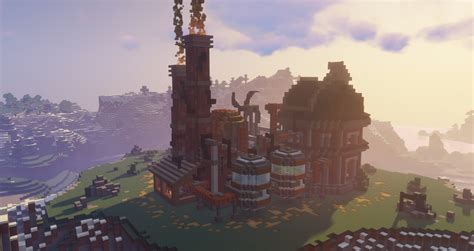 Minecraft Steampunk Base How To Build A Steampunk Observatory