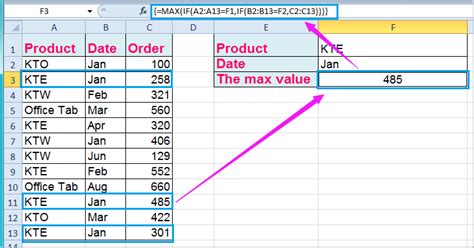 How To Use Excel To Find The Lowest Value In A Range Based On Criteria