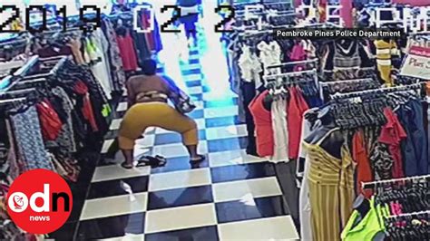 Police In Florida Hunt Female Shoplifter Twerking On Cctv Youtube