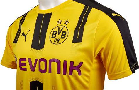 The leaked jersey does not look like it will. Puma Borussia Dortmund Home Jersey - 2016 Dortmund Soccer ...