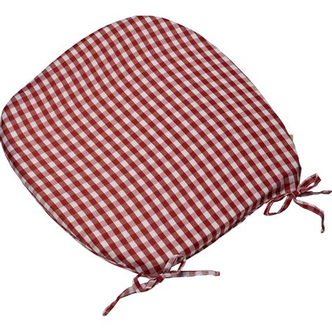 Find a wide selection of outdoor dining chair cushions on athome.com, and buy them at your local at home store. Gingham Check Tie On Seat Pad 16" x 16" Kitchen Outdoor ...