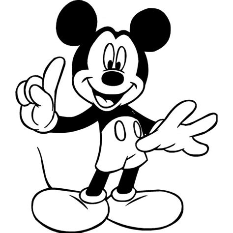 Mickey Mouse Clipart Black And White 79 Cliparts