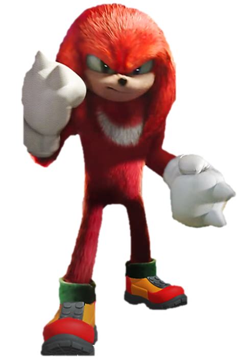Knuckles The Echidna Sonic Movie 2 Png By Sonicfan3500 On Deviantart