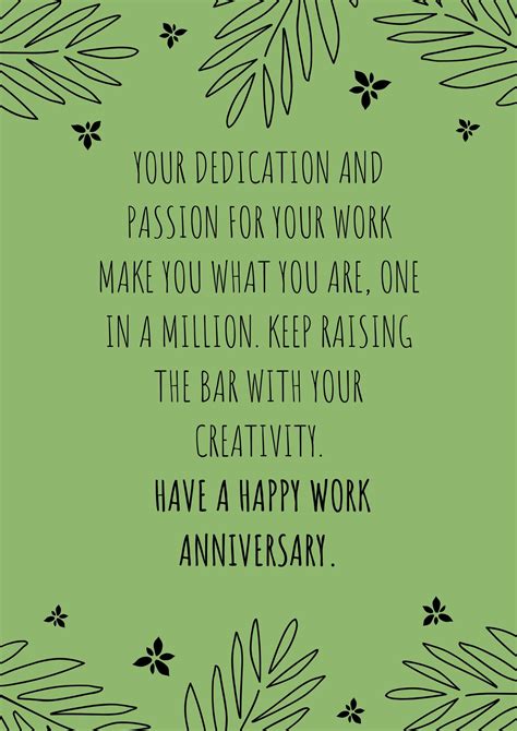 Happy Work Anniversary Quotes Wishes And Messages Images