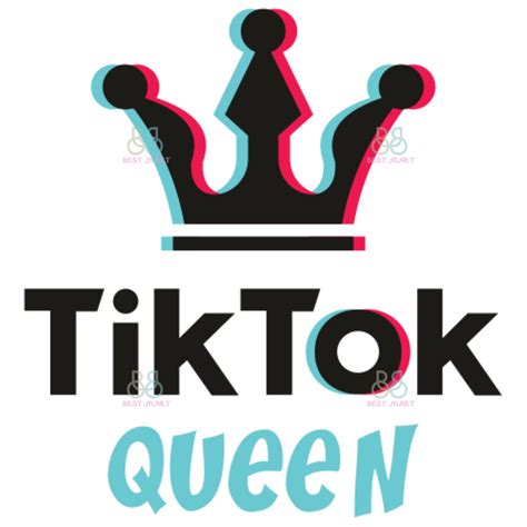 Tiktok Queen Logo Svg Tiktok Logo Svg Hot Logo Svg Instan Inspire
