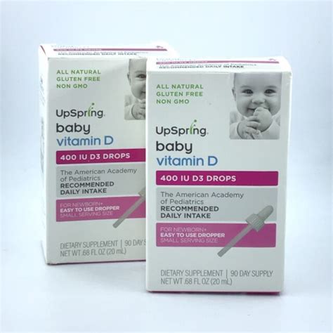 Upspring Wellbaby D Vitamin D3 Drops For Baby 20ml 400 Iu 795569693557