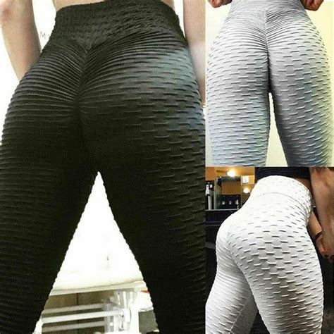 Anti Cellulite High Waisted Textured Compression Leggings Energy Fit Wear