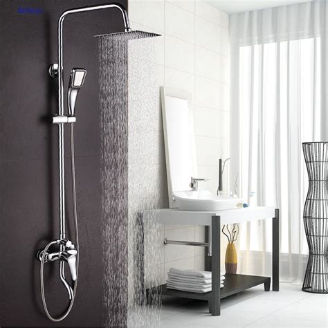If you need convenient showering then the sr sun rise shower faucet kit is all you need. Dofaso Bathroom Rain shower sets bath tap shower faucet ...