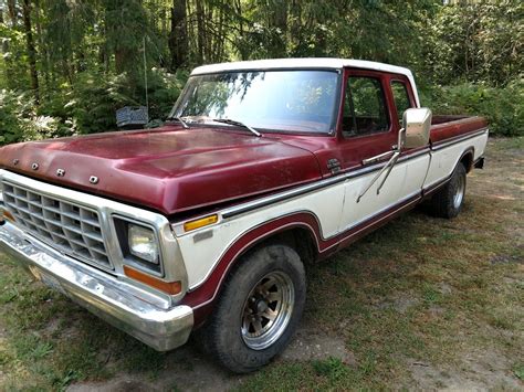 Everything Original 1979 Ford F 250 Extended Cab Vintage Truck For Sale