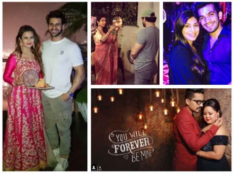 In Pics Divyanka Tripathi Ankita Bhargava Bharti Singh And Other Tv Stars Celebrate Karva